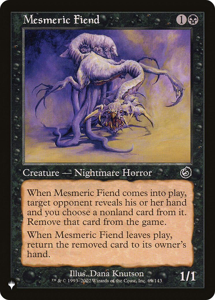 Mesmeric Fiend [The List Reprints] | Good Games Modbury