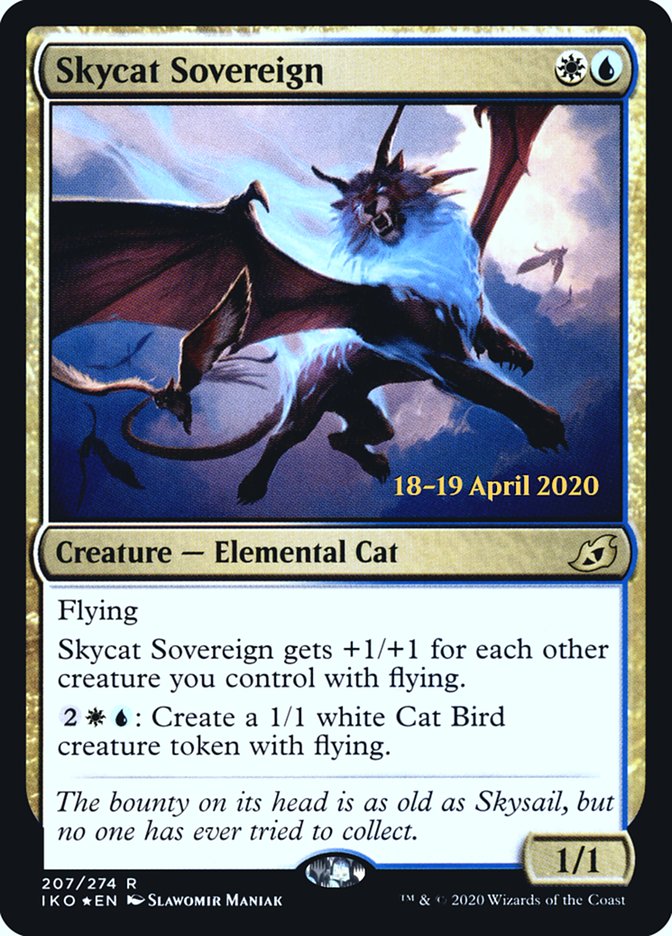 Skycat Sovereign [Ikoria: Lair of Behemoths Prerelease Promos] | Good Games Modbury