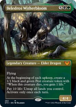 Beledros Witherbloom Borderless 282/275 (Strixhaven: School of Mages)  - Foil | Good Games Modbury
