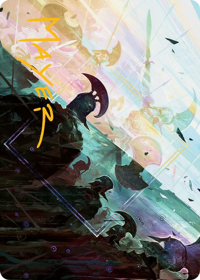 Surge of Salvation Art Card Gold Stamped Signature 10 (Art Series: March of the Machine)  | Good Games Modbury