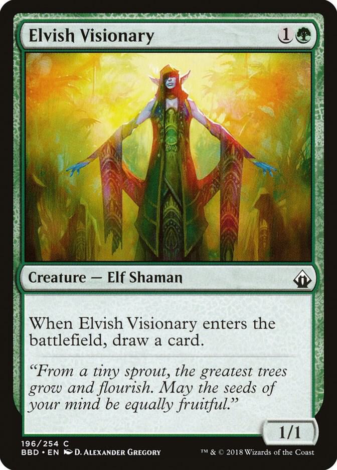 Elvish Visionary 196/254 (Battlebond)  - Foil | Good Games Modbury