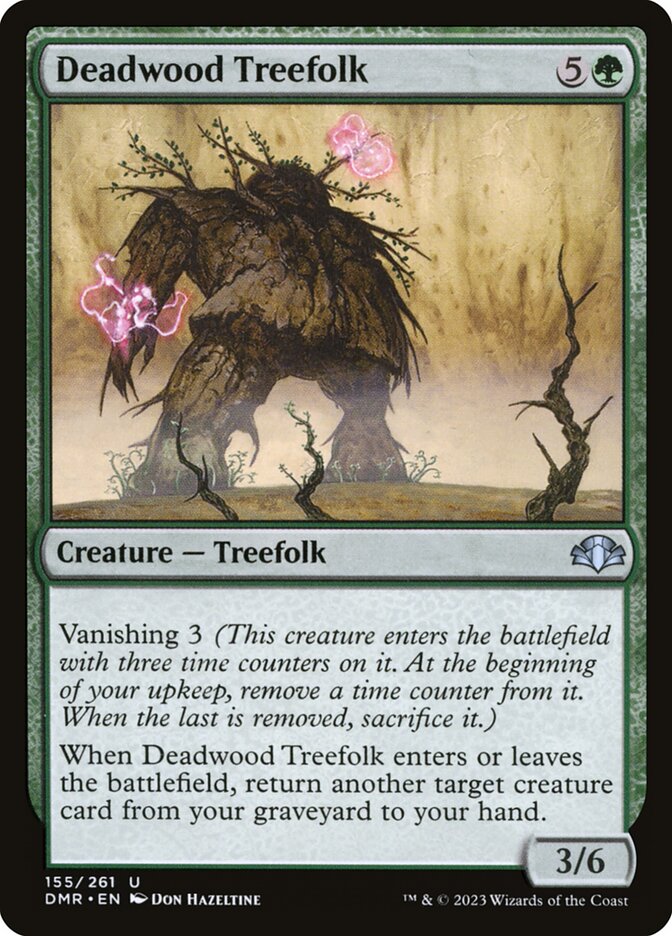 Deadwood Treefolk 155/261 (Dominaria Remastered)  - Foil | Good Games Modbury