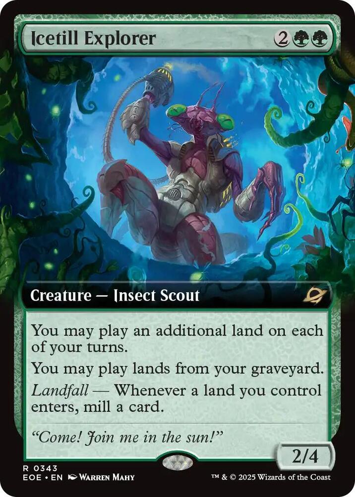 Icetill Explorer Extended Art 343 (Edge of Eternities)  - Extended Art Foil | Good Games Modbury