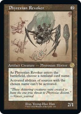 Phyrexian Revoker Schematic 103/63 (The Brothers' War: Retro Frame Artifacts)  | Good Games Modbury