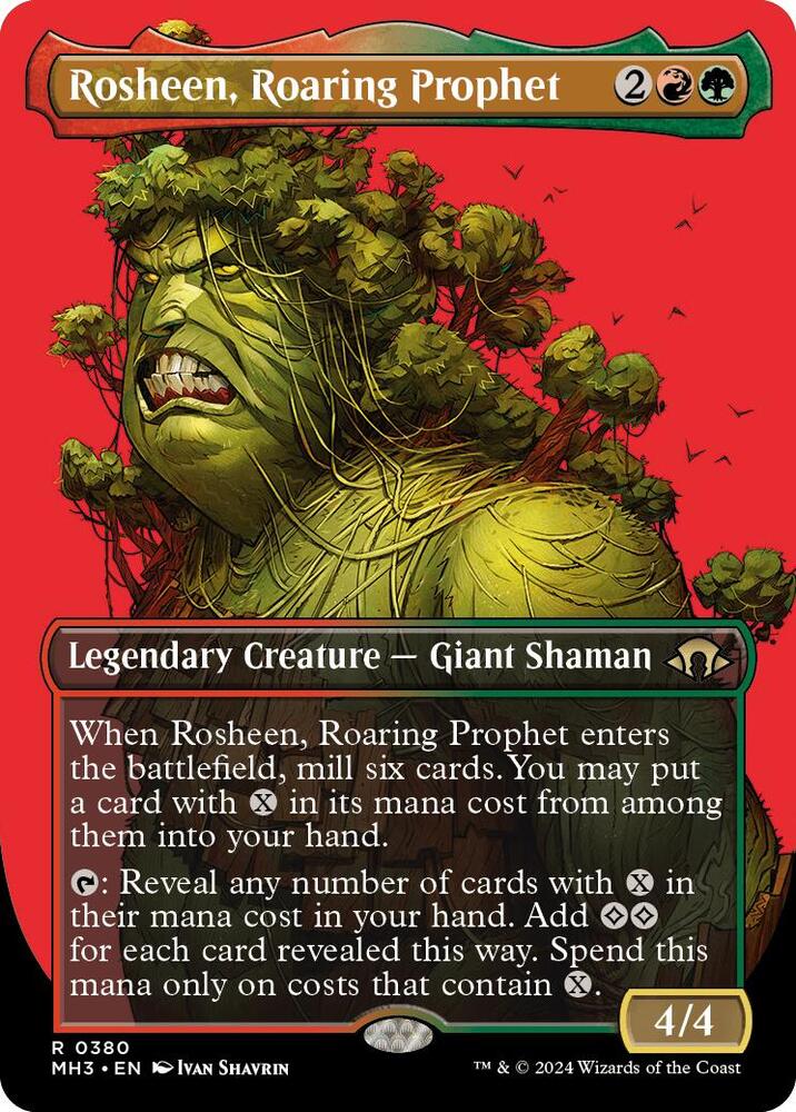 Rosheen, Roaring Prophet 380/319 (Modern Horizons 3)  - Borderless | Good Games Modbury