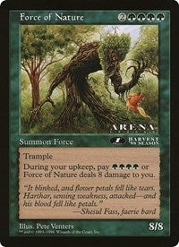 Force of Nature (Oversized) [Oversize Cards] | Good Games Modbury