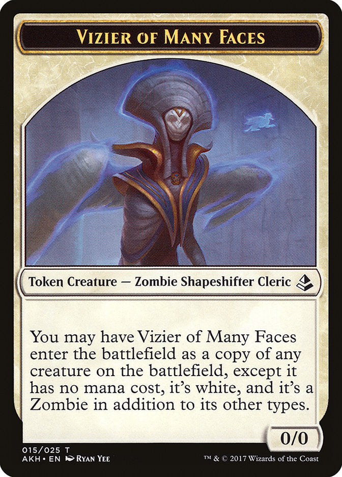 Vizier of Many Faces Token [Amonkhet Tokens] | Good Games Modbury