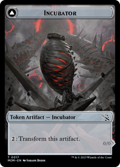 Incubator // Phyrexian (17) Double-Sided Token [March of the Machine Tokens] | Good Games Modbury