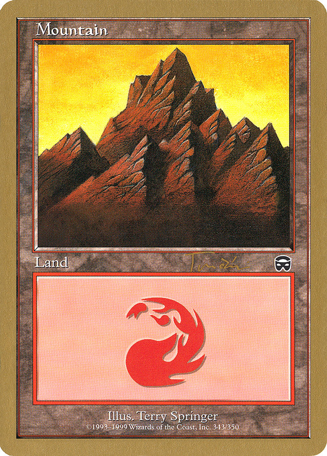 Mountain (jt343) (Jan Tomcani) (MMQ) [World Championship Decks 2001] | Good Games Modbury