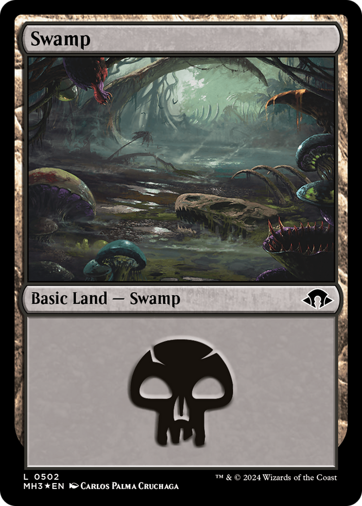 Swamp (0502) (Ripple Foil) [Modern Horizons 3] | Good Games Modbury