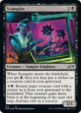 Scampire Galaxy Foil 375/244 (Unfinity)  - Foil | Good Games Modbury