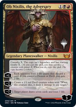 Ob Nixilis the Adversary 206 (Promo Pack: Streets of New Capenna)  - Foil | Good Games Modbury