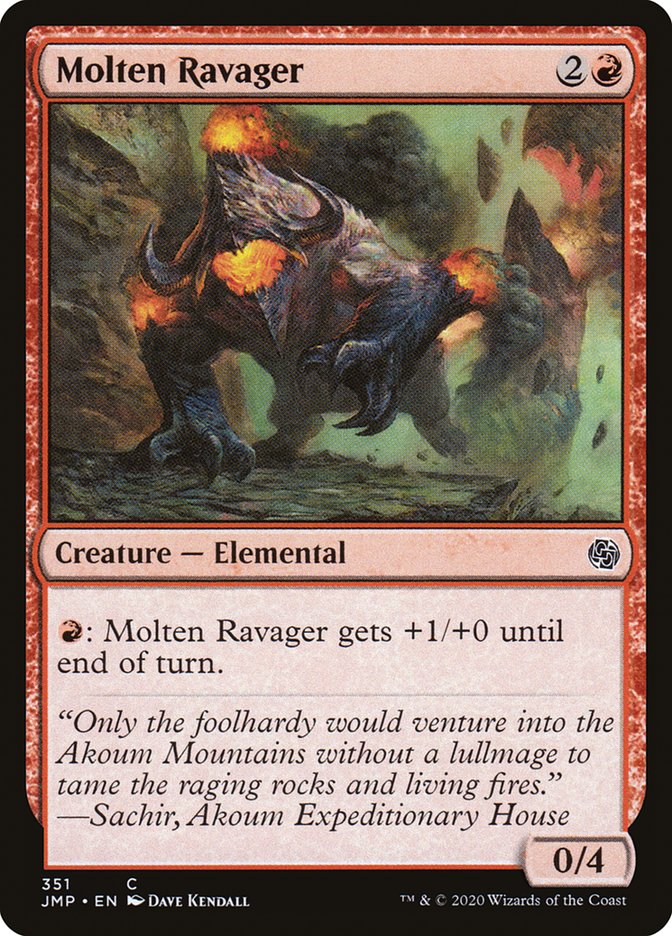 Molten Ravager [Jumpstart] | Good Games Modbury