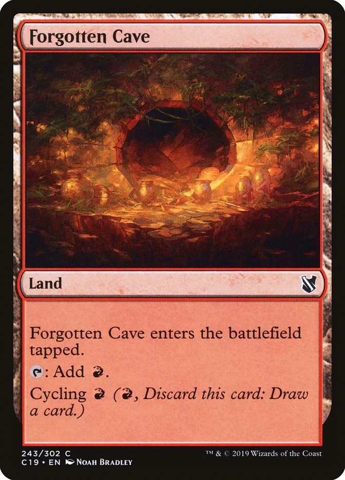 Forgotten Cave [Commander 2019] | Good Games Modbury