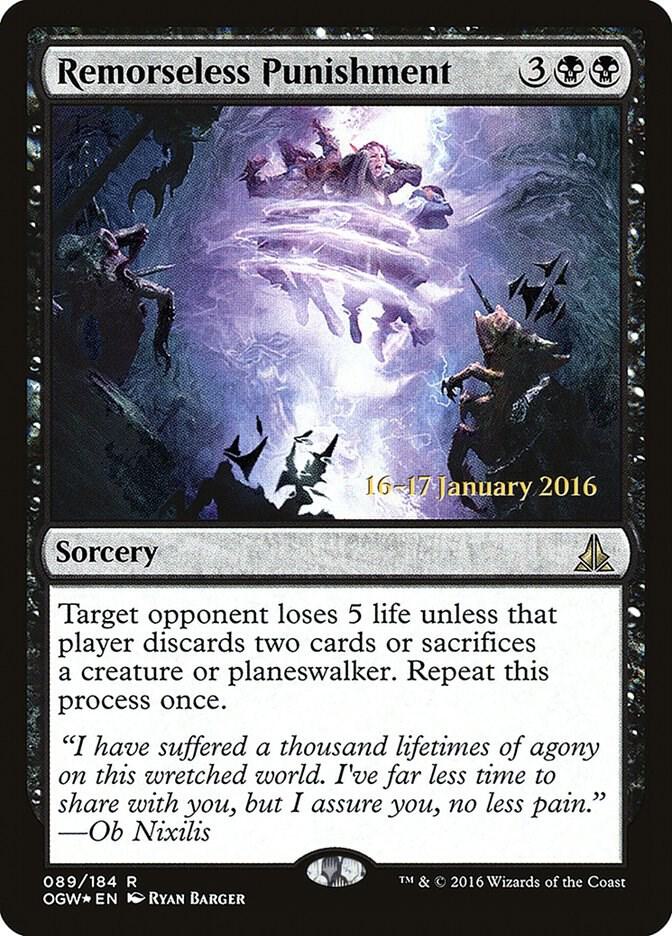 Remorseless Punishment 89s/65 (Prerelease Cards)  - Foil | Good Games Modbury