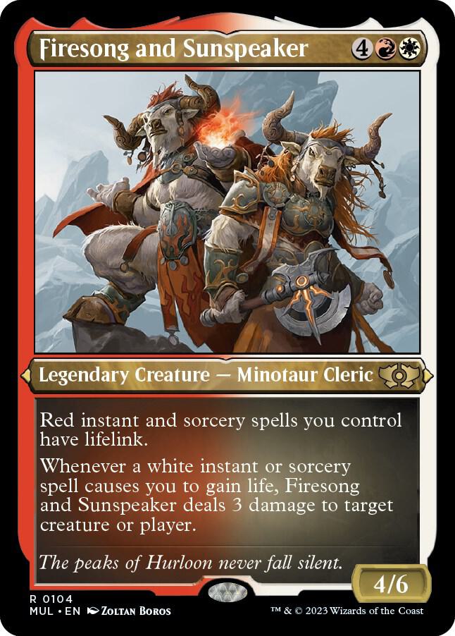 Firesong and Sunspeaker 104/65 (March of the Machine: Multiverse Legends)  - Etched Foil | Good Games Modbury
