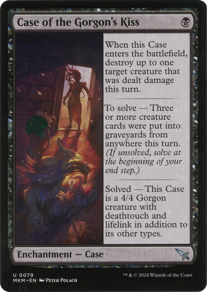 Case of the Gorgon's Kiss b 79†/286 (Murders at Karlov Manor)  - Foil | Good Games Modbury