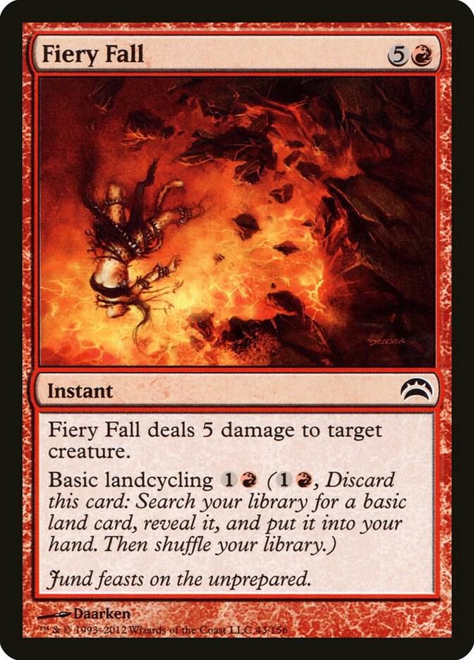 Fiery Fall 43/156 (Planechase 2012)  | Good Games Modbury
