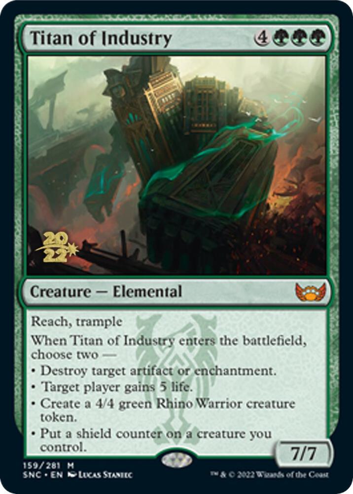 Titan of Industry 159s/161 (Prerelease Cards)  - Foil | Good Games Modbury