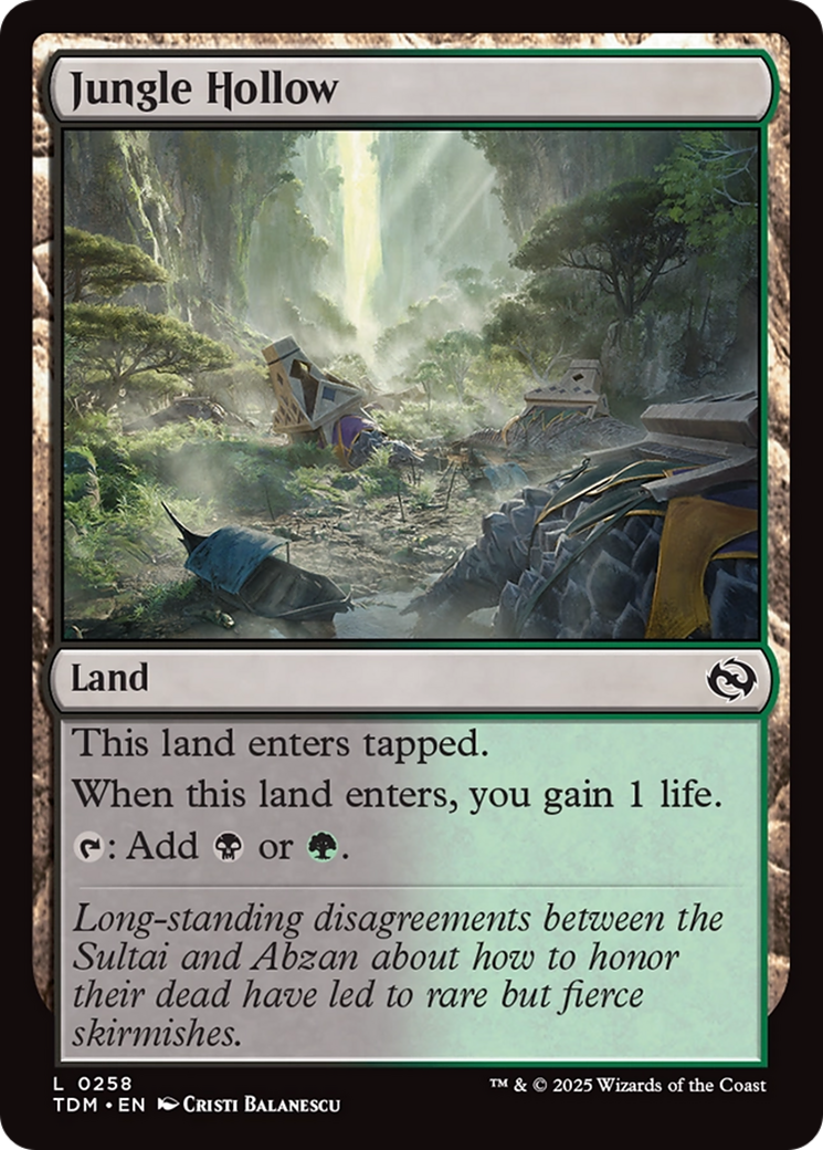 Jungle Hollow [Tarkir: Dragonstorm] | Good Games Modbury