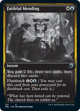 Faithful Mending 221 (Innistrad: Double Feature)  | Good Games Modbury