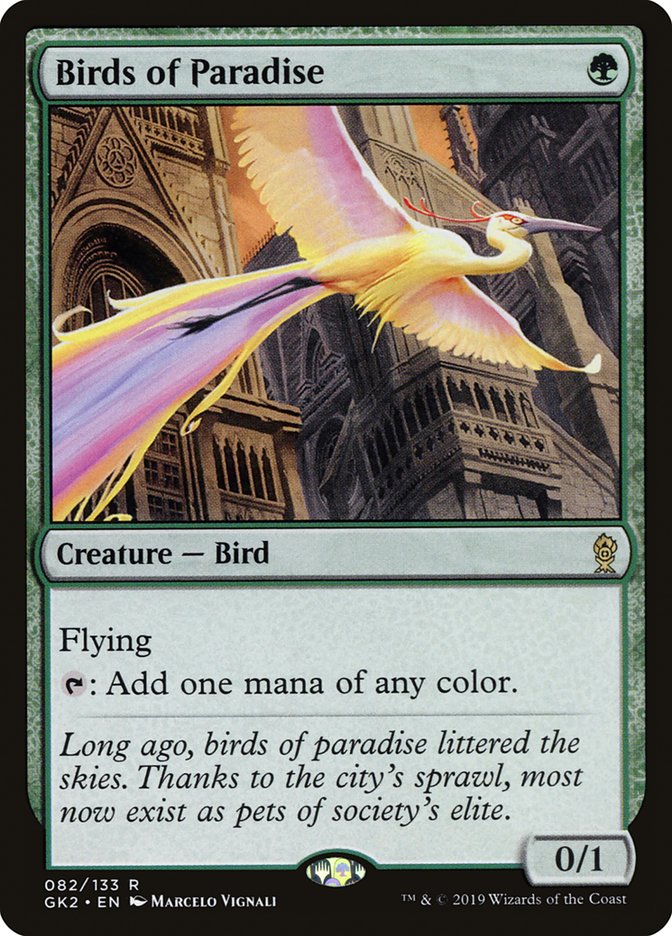 Birds of Paradise [Ravnica Allegiance Guild Kit] | Good Games Modbury