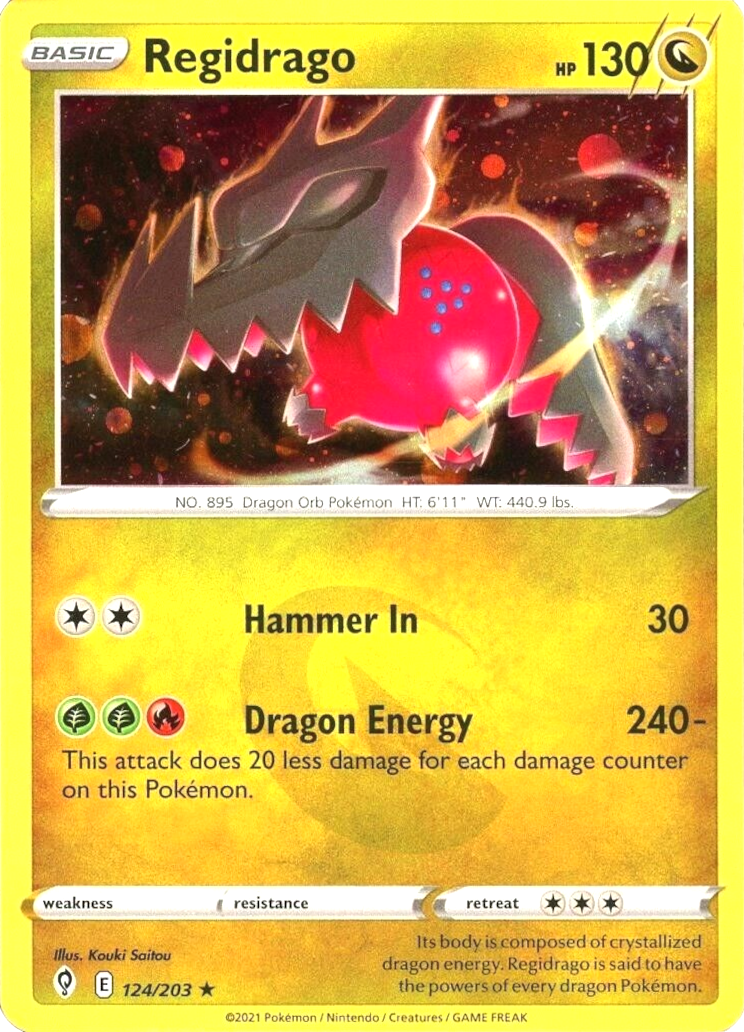 Regidrago (124/203) (Cosmos Holo) [Sword & Shield: Evolving Skies] | Good Games Modbury