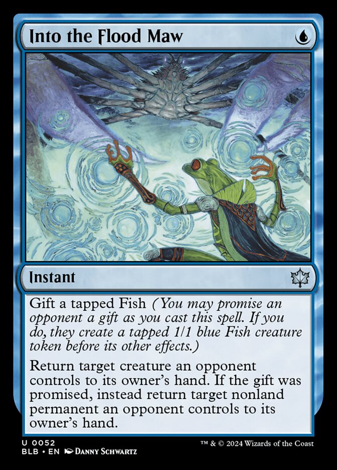 Into the Flood Maw 52 (Bloomburrow)  - Foil | Good Games Modbury