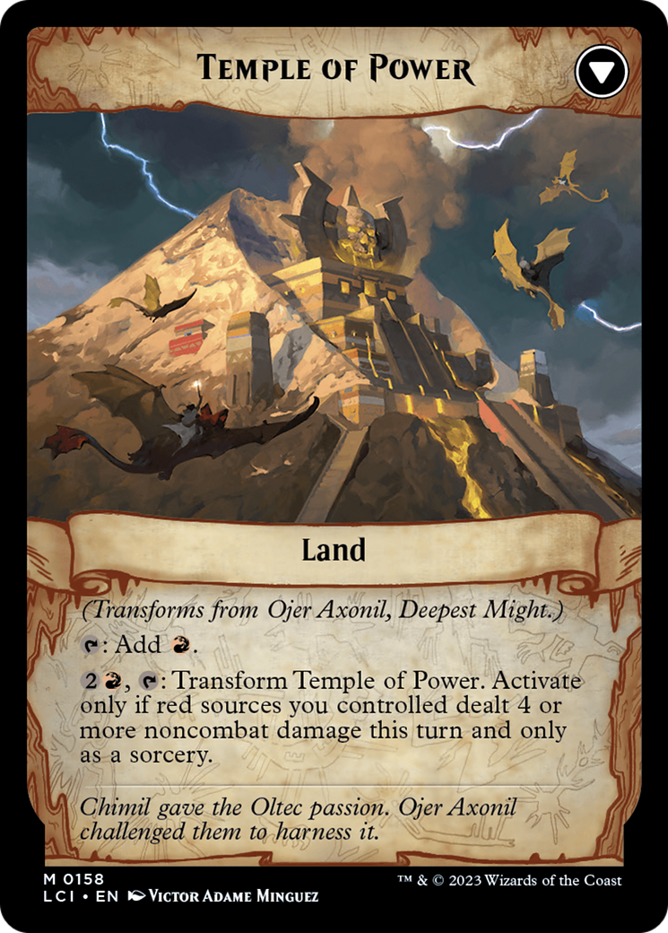 Ojer Axonil, Deepest Might // Temple of Power [The Lost Caverns of Ixalan] | Good Games Modbury