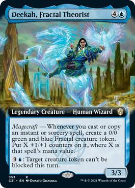 Deekah Fractal Theorist Extended Art 353/81 (Commander 2021)  | Good Games Modbury