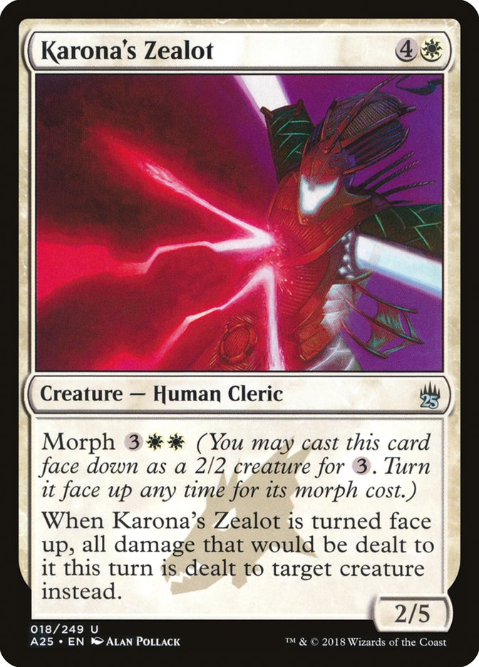 Karona's Zealot 18/249 (Masters 25)  | Good Games Modbury