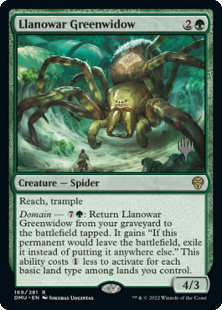 Llanowar Greenwidow 169 (Promo Pack: Dominaria United)  | Good Games Modbury
