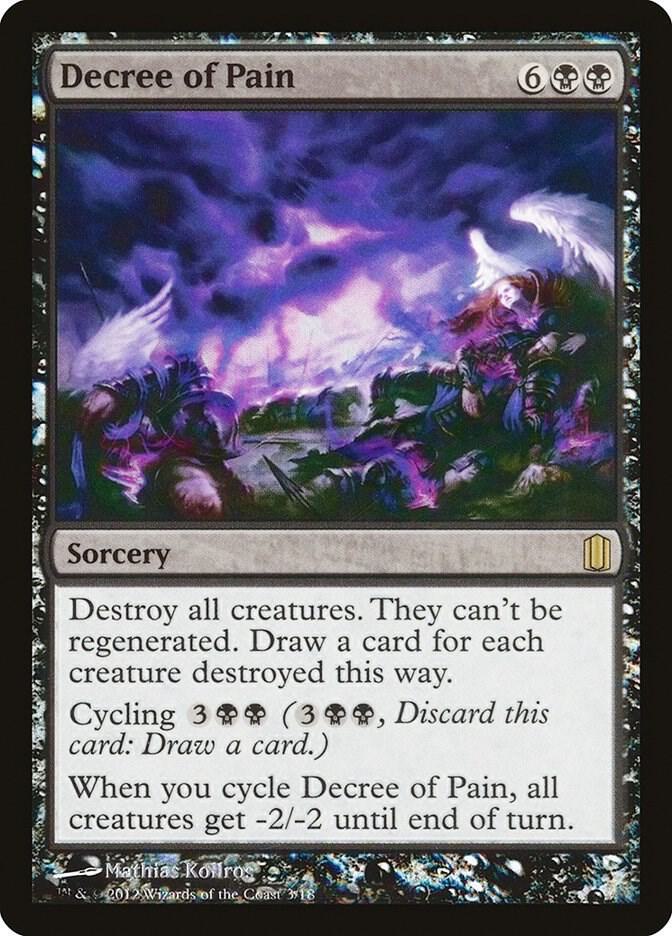 Decree of Pain 3/18 (Commander's Arsenal)  - Foil | Good Games Modbury