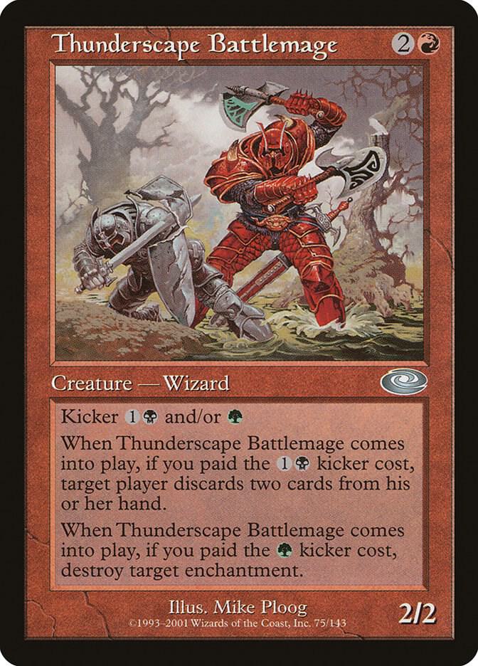 Thunderscape Battlemage 75/143 (Planeshift)  - Foil | Good Games Modbury