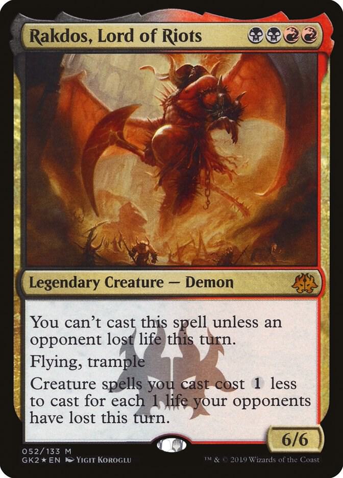 Rakdos, Lord of Riots 52/133 (Ravnica Allegiance: Guild Kits)  - Foil | Good Games Modbury