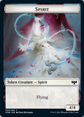 Blood // Spirit (003) Double-Sided Token [Innistrad: Crimson Vow Tokens] | Good Games Modbury