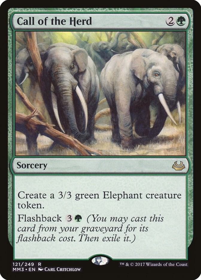 Call of the Herd 121/249 (Modern Masters 2017)  - Foil | Good Games Modbury