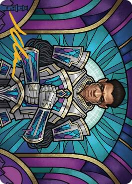 Aron Benalias Ruin Art Card Gold Stamped Signature 43 (Art Series: Dominaria United)  | Good Games Modbury