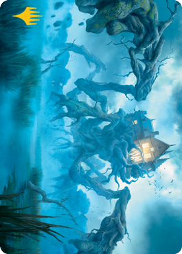 Creeping Inn Art Card (Gold-Stamped Signature) [Innistrad: Midnight Hunt Art Series] | Good Games Modbury