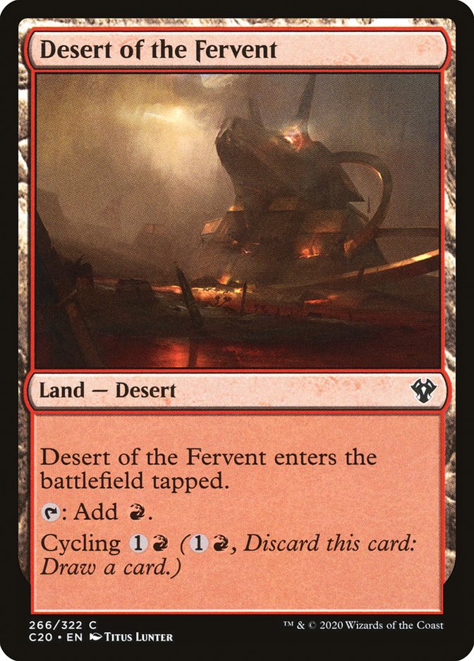 Desert of the Fervent [Commander 2020] | Good Games Modbury