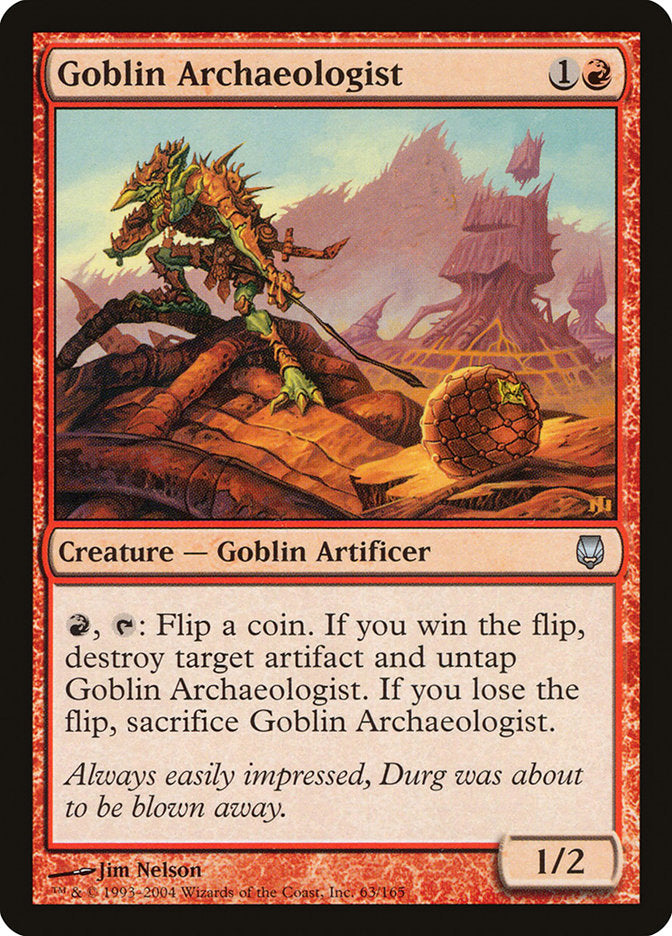Goblin Archaeologist 63/165 (Darksteel)  - Foil | Good Games Modbury