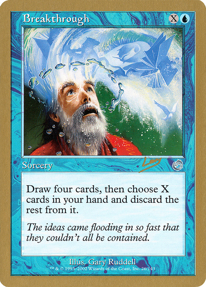 Breakthrough (Raphael Levy) [World Championship Decks 2002] | Good Games Modbury