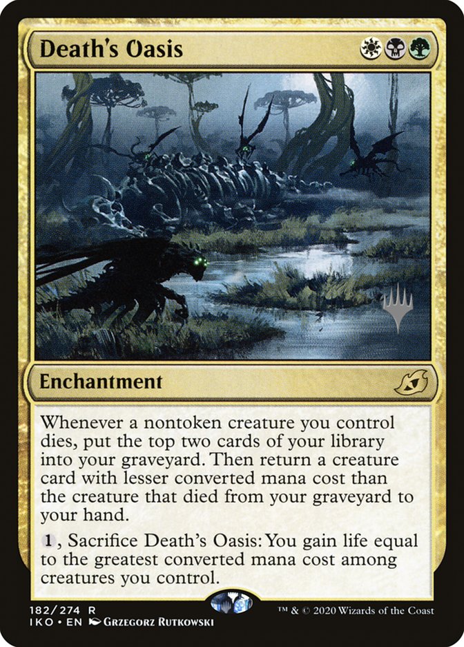 Death's Oasis (Promo Pack) [Ikoria: Lair of Behemoths Promos] | Good Games Modbury