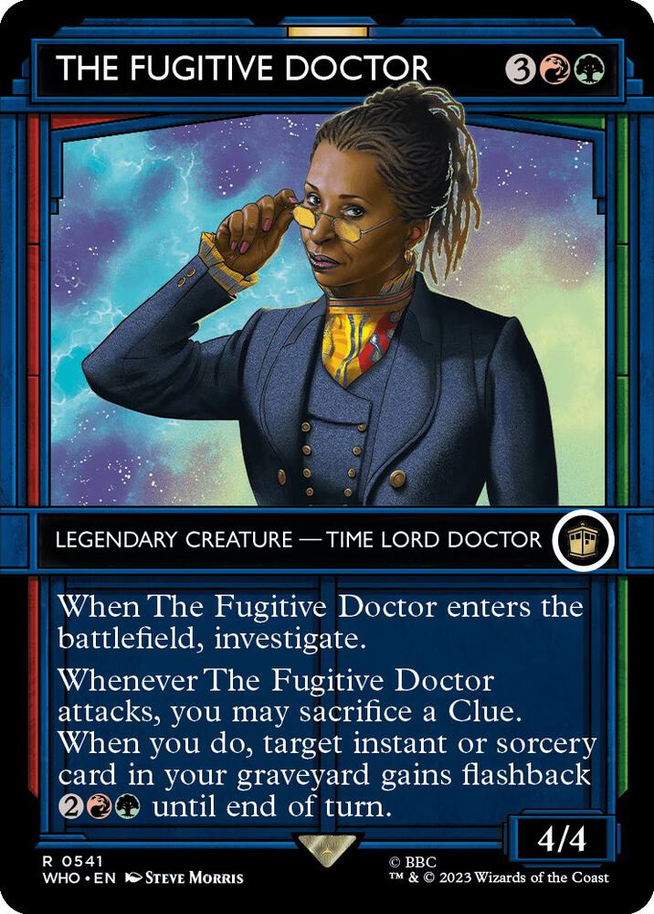 The Fugitive Doctor 541/331 (Universes Beyond: Doctor Who)  - Showcase Foil | Good Games Modbury
