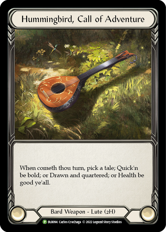 Hummingbird, Call of Adventure [FAB094] (Promo)  Cold Foil | Good Games Modbury