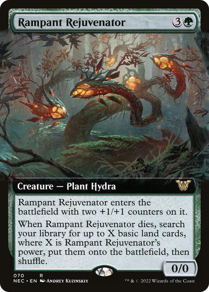 Rampant Rejuvenator 70/38 (Commander: Kamigawa: Neon Dynasty)  - Extended Art | Good Games Modbury