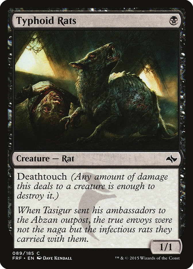 Typhoid Rats 89/185 (Fate Reforged)  - Foil | Good Games Modbury