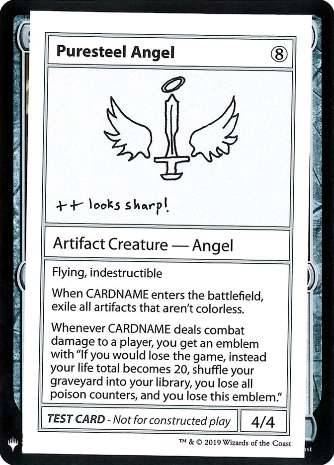 Puresteel Angel [Mystery Booster Playtest Cards] | Good Games Modbury