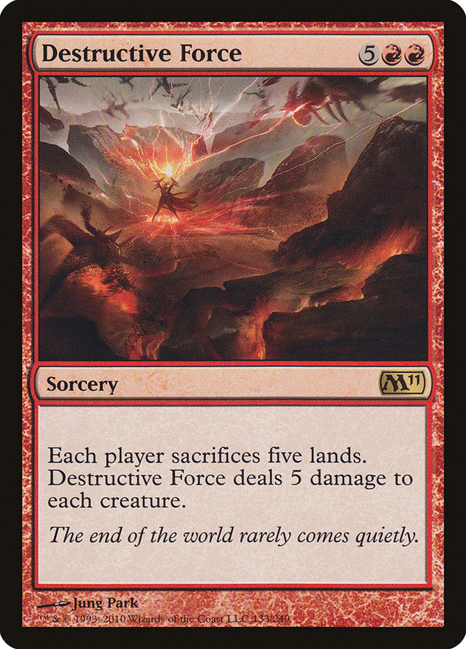 Destructive Force 133/249 (Magic 2011 (M11))  | Good Games Modbury