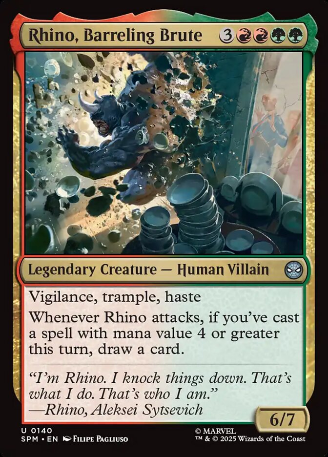 Rhino, Barreling Brute 140/198 (Marvel's Spider-Man)  | Good Games Modbury